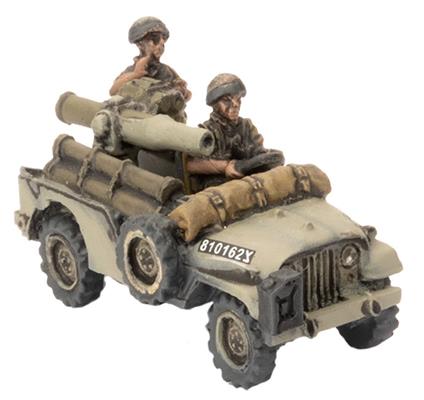 Team Yankee Oil Wars Jeep TOW Platoon TIS120 4x Jeeps W/ TOW AT Missiles