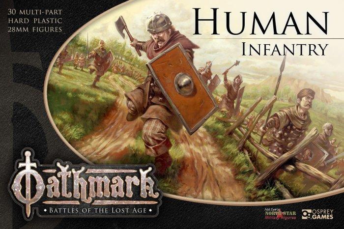 Oathmark Human Infantry Box 30 28mm Figures OAKP401